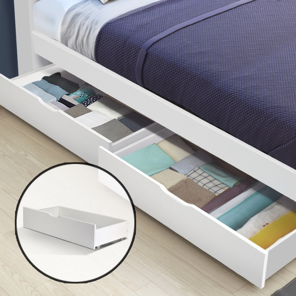 Artiss trundle bed deals