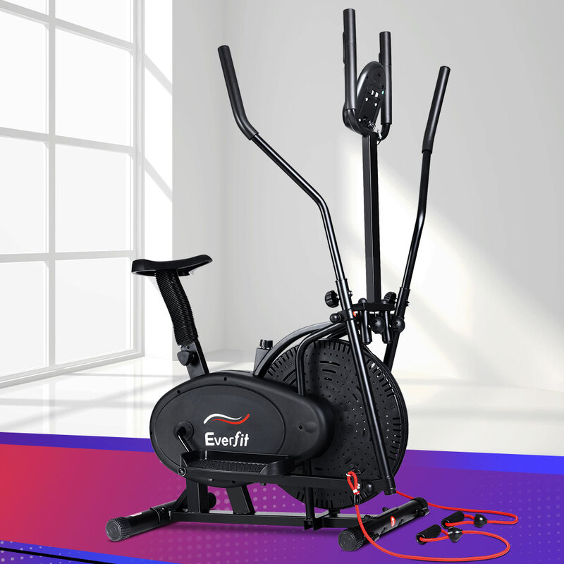 Everfit Exercise Bike 5 in 1 Elliptical Cross Trainer Home Gym Indoor Cardio