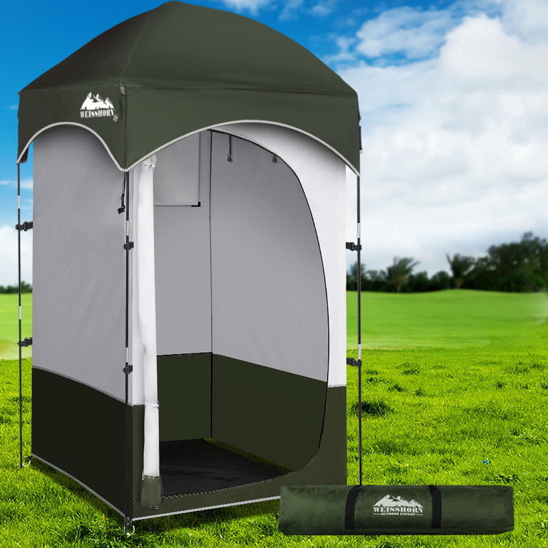 Weisshorn Camping Shower Toilet Tent Outdoor Portable Changing Room Ensuite