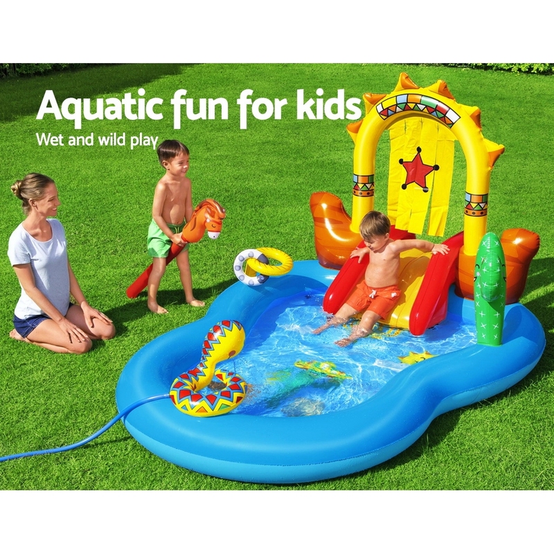 Bestway Kids Pool 264x188x140cm Inflatable Above Ground Swimming Play Pools 278L