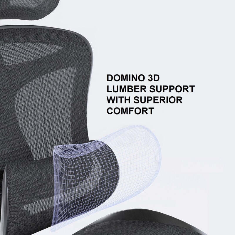 Sihoo A3 Domino Stereoscopic Lumbar Luxury Ergonomic Mesh