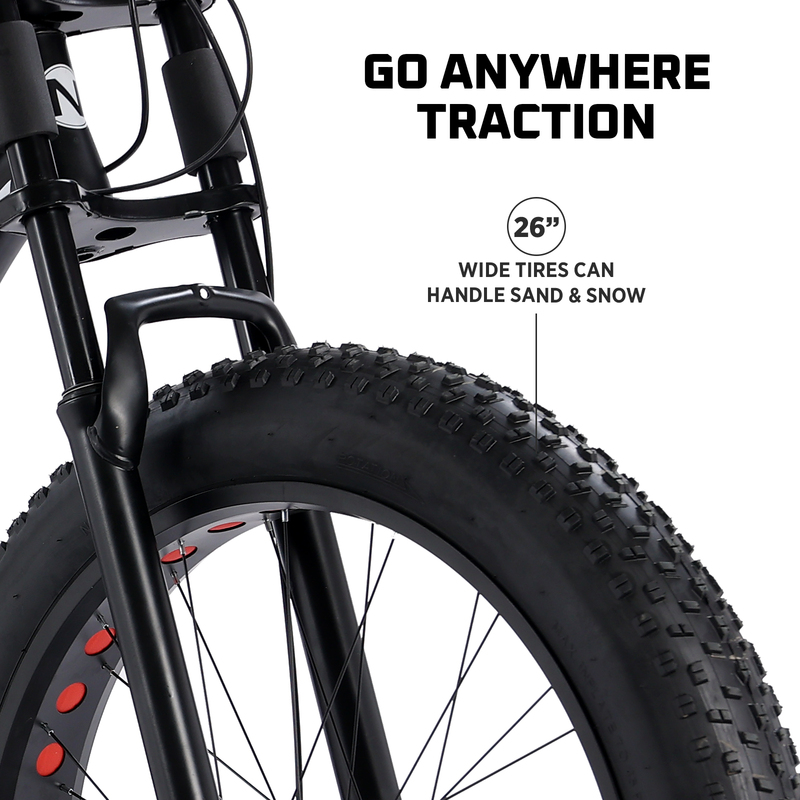 2022 Mountain Bike | Fat Tyres | Black MTB+ with Shimano Gears