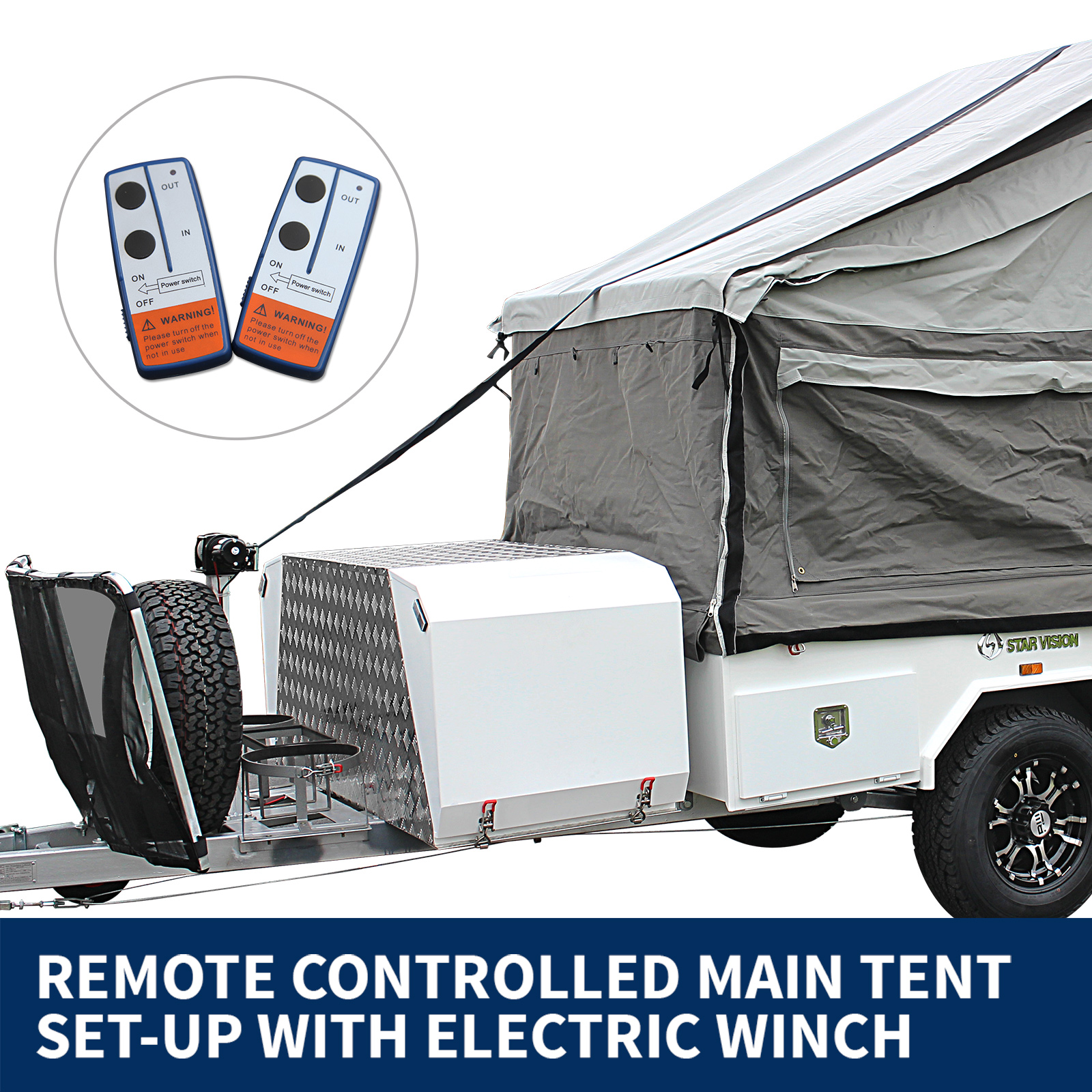 Star Vision Xtreme Offroad hard floor Camper Trailer StarVision