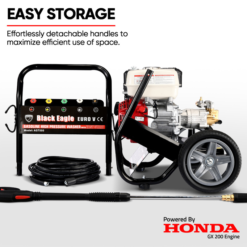 Honda Powered Petrol High Pressure Washer 3950PSI Cleaner Brass Water Pump