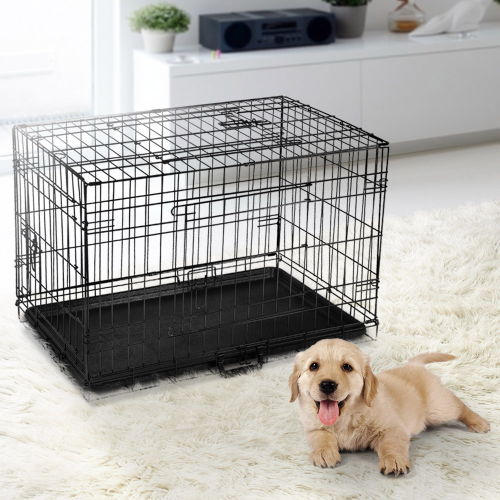 i.Pet 30inch Pet Cage - Black