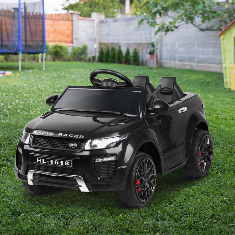 Rigo Ride On Car Toy Kids Electric Cars 12V Battery SUV Black