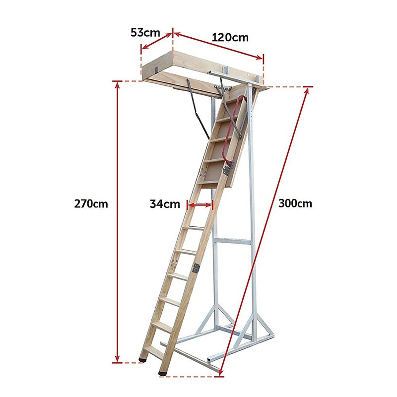 Attic Loft Ladder - 2200mm to 2700mm