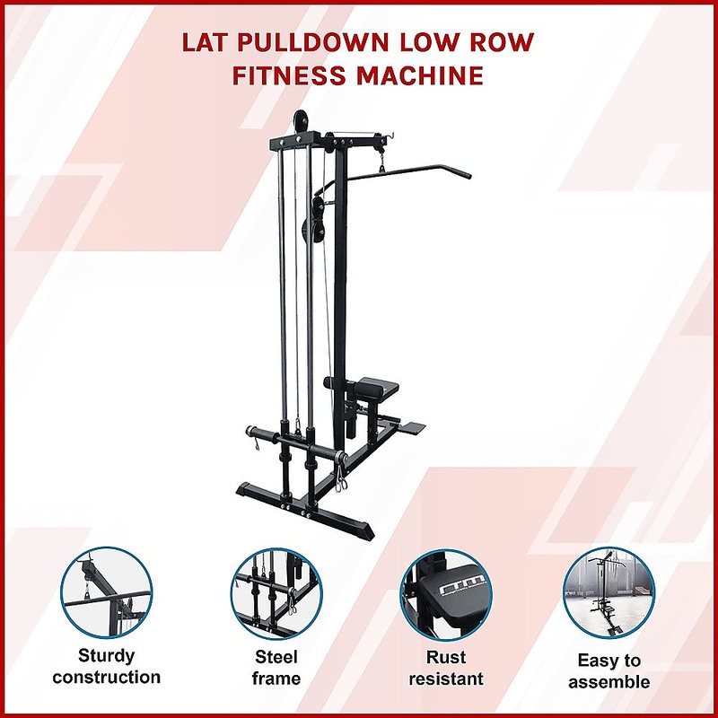 Lat PullDown Low Row Fitness Machine