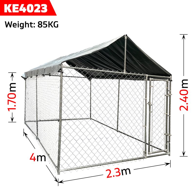 Pet Dog Kennel Enclosure Playpen Puppy Run Exercise Fence Metal Cage
