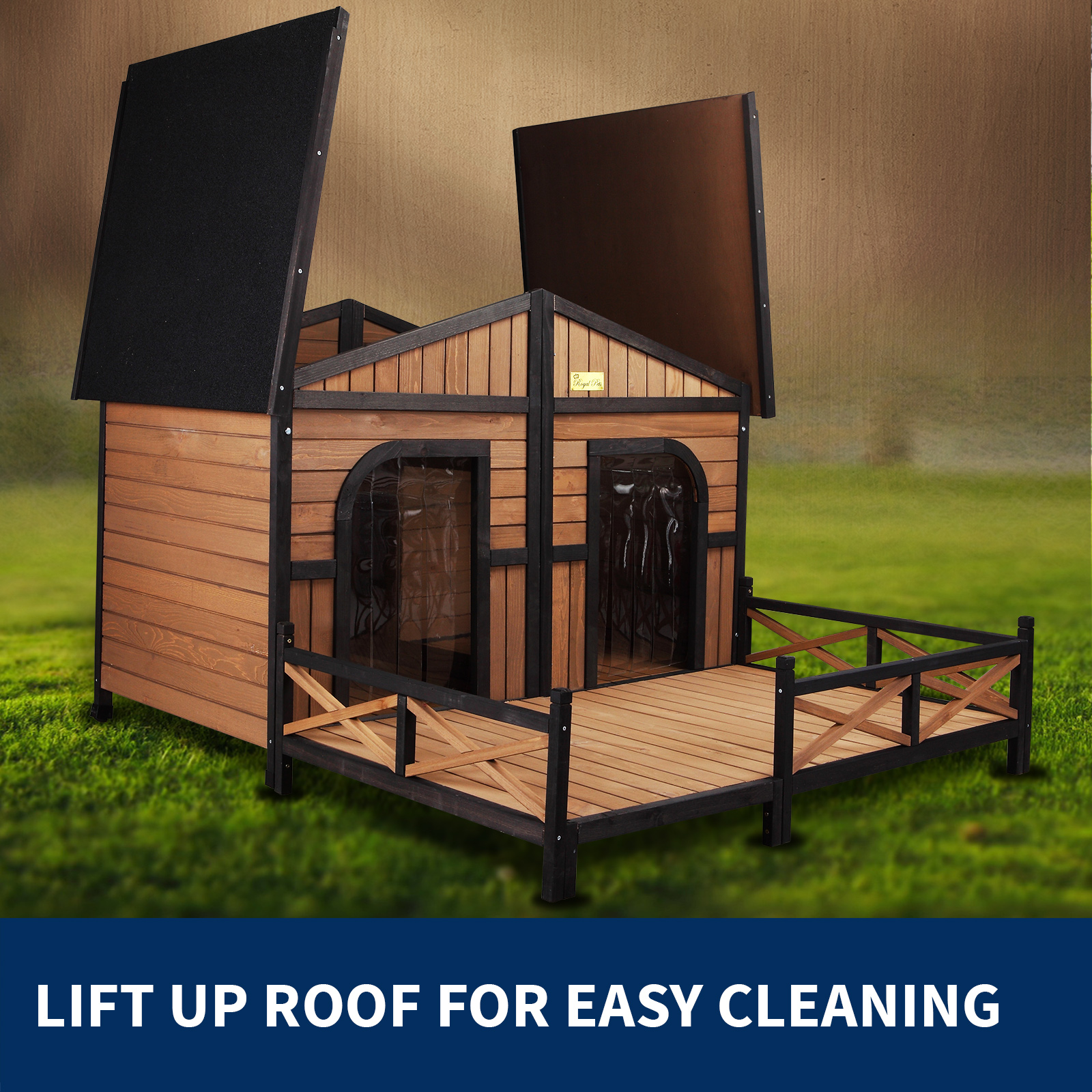 Royal Pets XXXL Two Door Dog Kennel