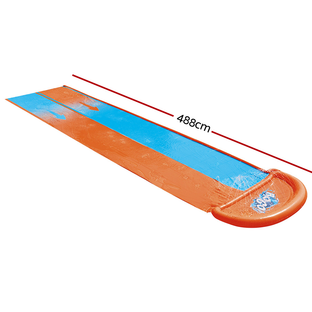 Bestway Water Slide Kids Slip 488cm Dual Slides Inflatable Splash Pad