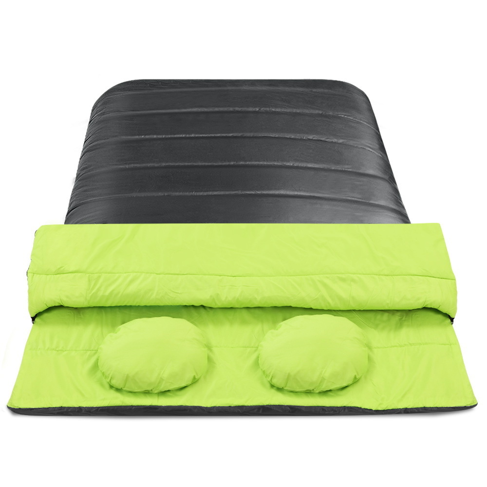 Weisshorn Sleeping Bag Bags Double Camping Hiking 10°C Tent Winter Thermal