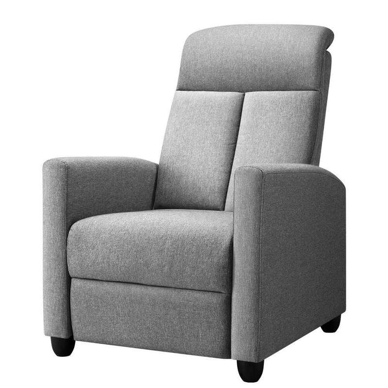 Artiss Recliner Chair Luxury Lounge Sofa Single Armchair Padded Accent