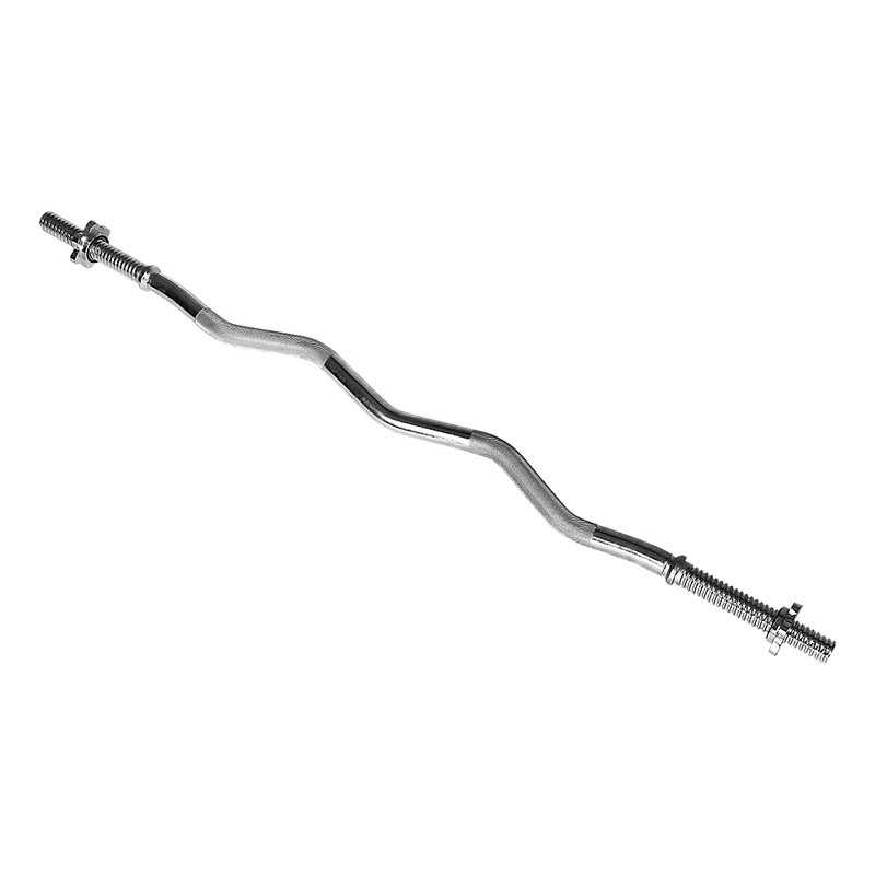 Curl Bar Barbell Heavy Duty EZ with Spinlock Collars