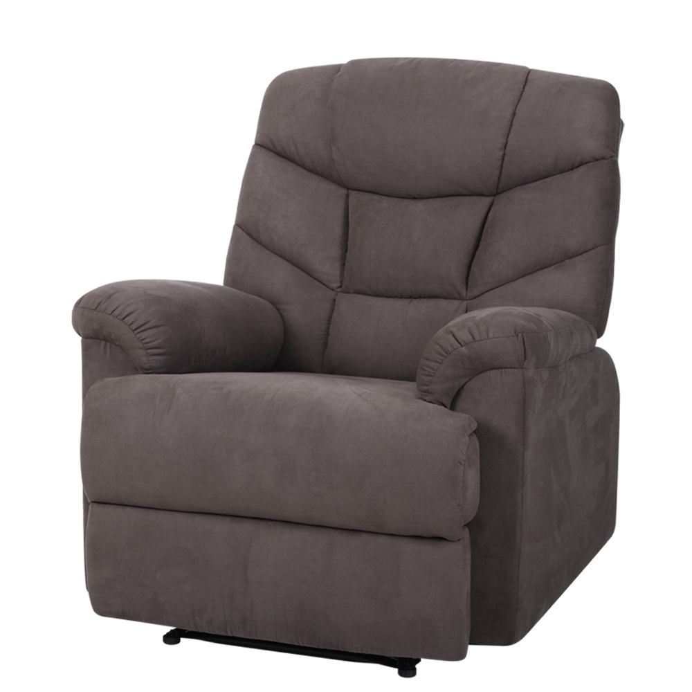 Artiss Recliner Chair Luxury Lounge Sofa Chairs Foam Padded Suede