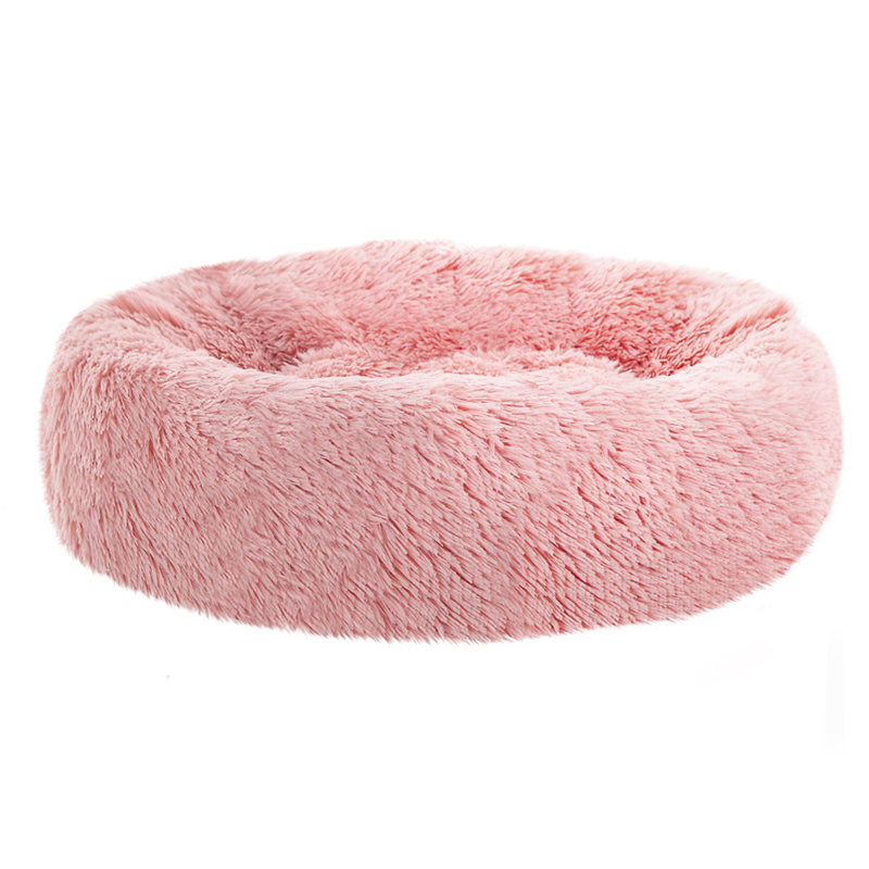 i.Pet Pet bed Dog Cat Calming Pet bed Medium 75cm Pink Sleeping Comfy