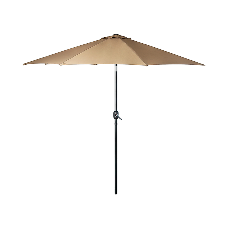 9FT Patio Umbrella Outdoor Garden Table Umbrella with 8 Sturdy Ribs