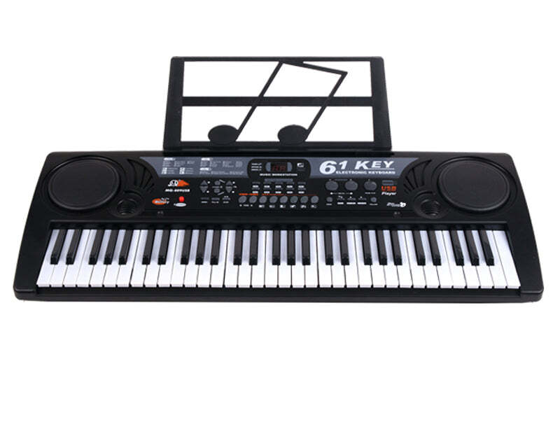 Precision Audio 61 Key Electronic Keyboard USB Digital Display Record