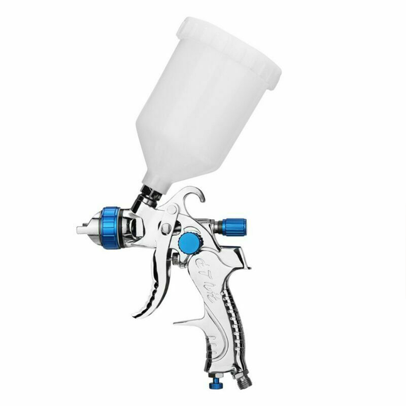 Spray Gun HVLP Gravity Gun Paint Feed Air Spray Gun Kit 3 Nozzle 1.4mm