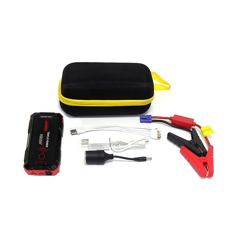 Jump Starter Lithium Ion Portable 12 Volt Car battery Heavy duty high