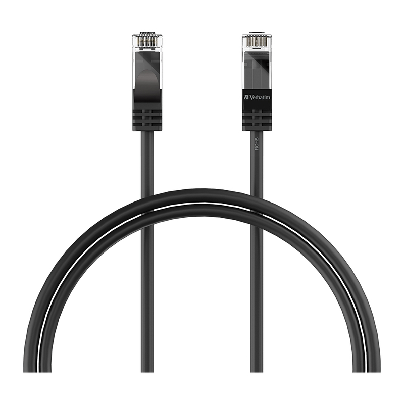 VERBATIM CAT 6 Cable 1m Black
