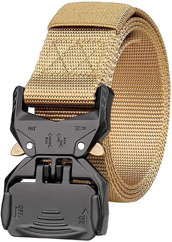 Men's Tactical Belt Adjustable Military Style Heavy Duty bing Belt