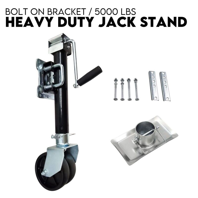 TRAILER PARTS TRAILER CARAVAN JACK STAND /JOCKEY WHEEL DRAW BAR FITMENT