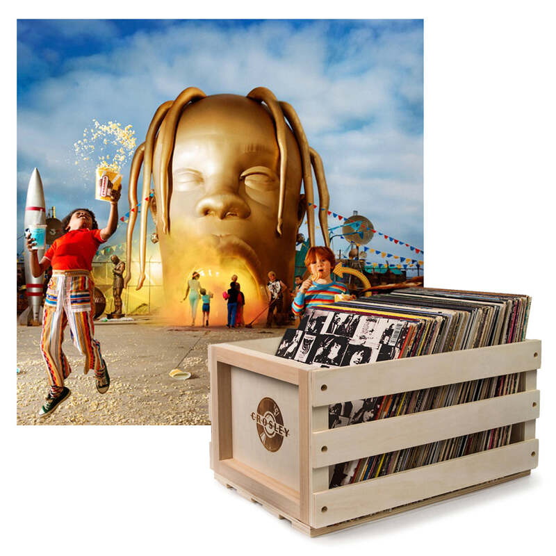 Crosley Record Storage Crate Travis Scott Astroworld Vinyl Album