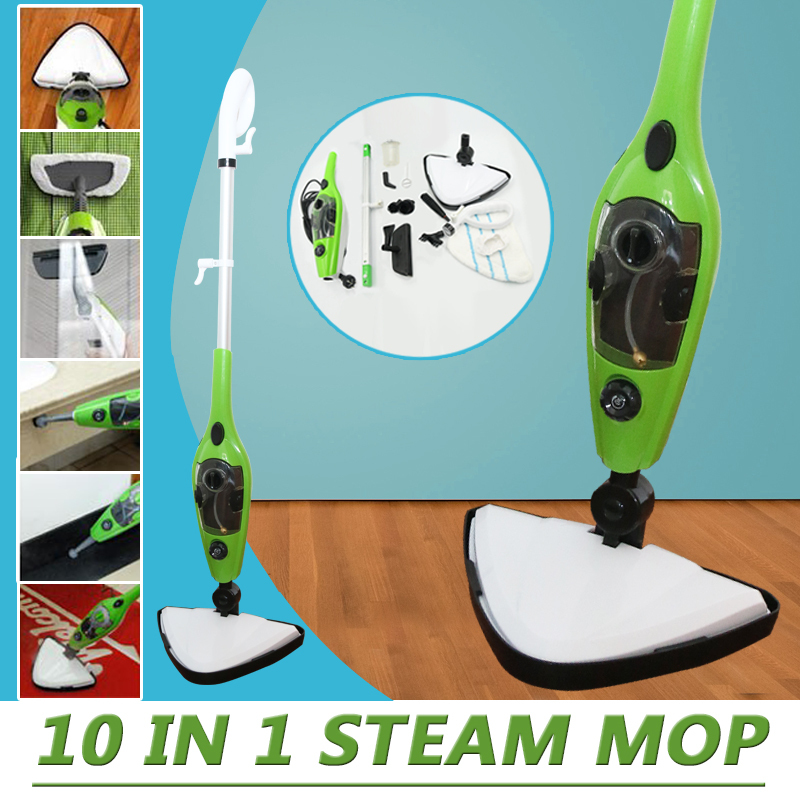 10 in 1 360 degree Steam Mop Floor Cleaner Kitchen Steaming Cleaning