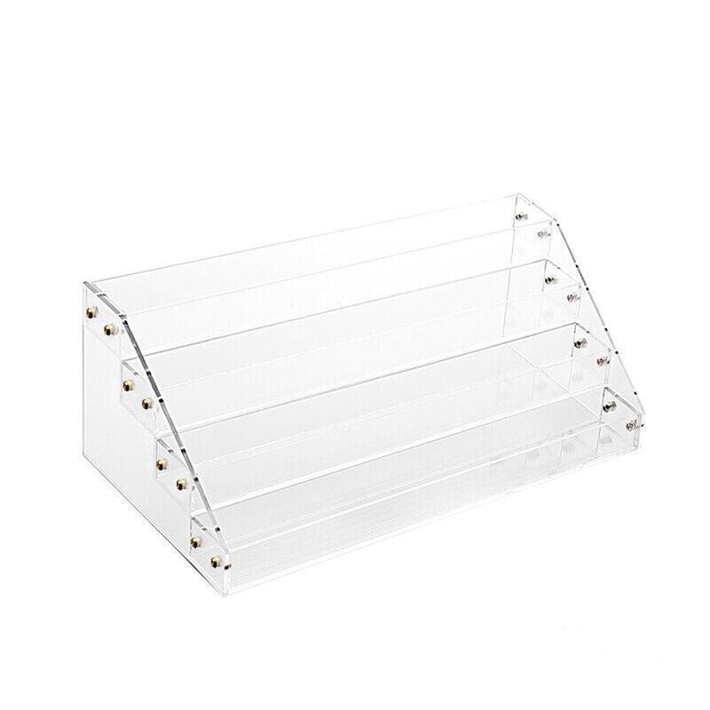 Clear Acrylic Nail Polish Rack Holder Stand Makeup Organizer Lipstick