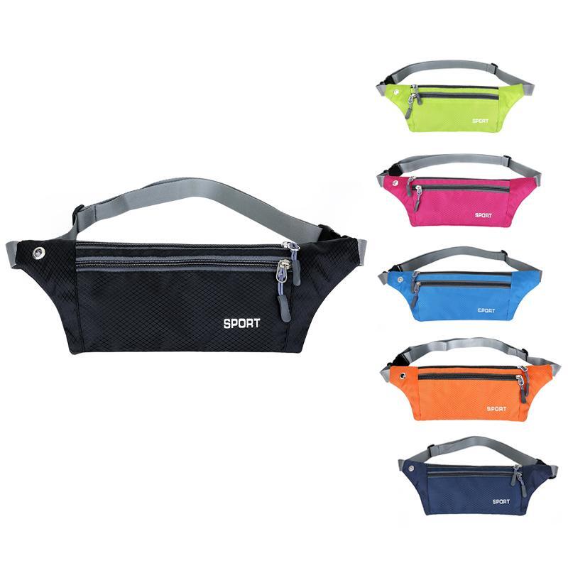 Waterproof Running Belt Bum Bag Travel Waist Bags Money Zip Pouch