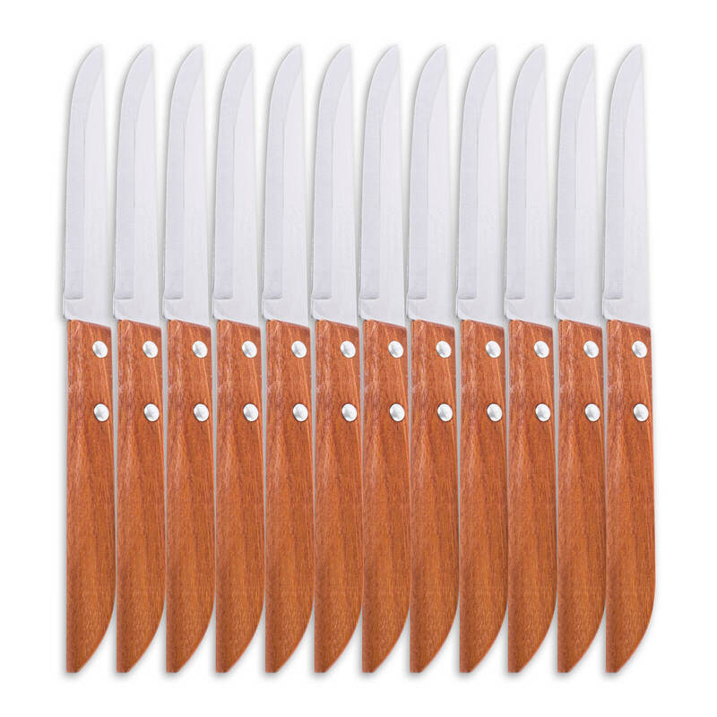 KIWI 12PCE Steak Knife Premium Professional Range Tempered Steel Blade