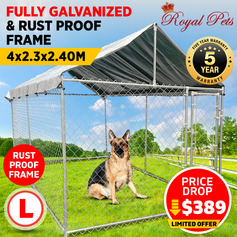 Heavy Duty Dog Enclosure for Sale Galvanised Pet Enclosures