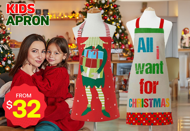 Christmas Kids Apron