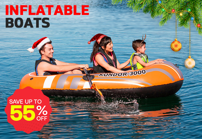 Christmas Inflatable Boat
