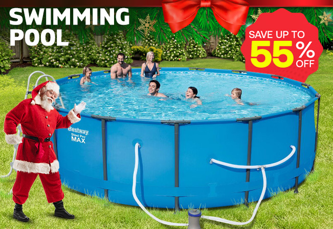 Christmas Swimming Pool
