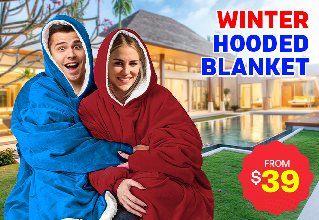 Winter Hooded Blanket