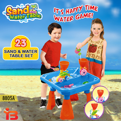 23 pcs Outdoor Sand and Water Children Activity Play Table