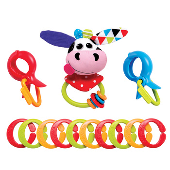 Yookidoo Clips, Rattle 'N' Links - Cow