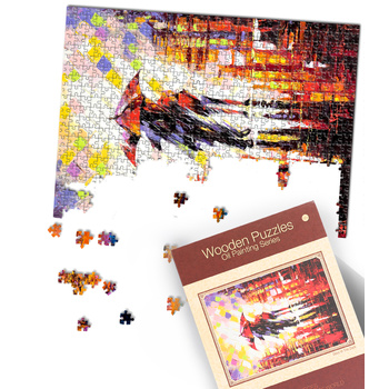 Jigsaw Puzzles 1000 Pieces Set Wooden Adult Kids Toys Activity Games Home Decor