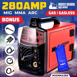 Rossmark 280 Amp MIG / MAA / ARC IGBT Inverter Welder
