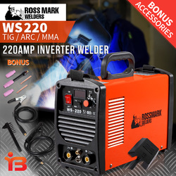 Rossmark 220Amp TIG MMA ARC Inverter Welder
